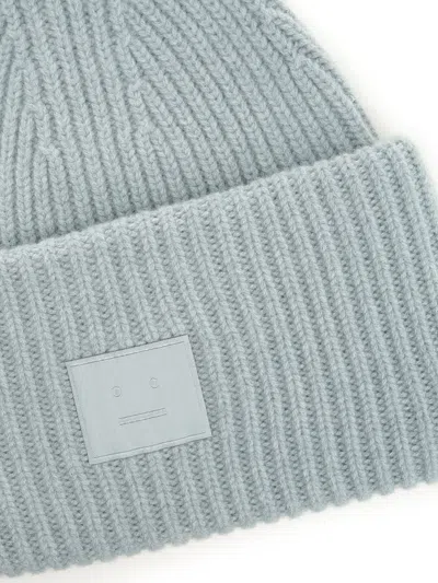 Acne Studios Yal Wool Hat Hats Light Blue In Blue