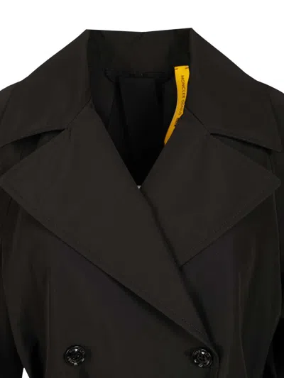 Moncler Genius X Ee72 By Edward Enninful Zake Long Trench Coat In Black
