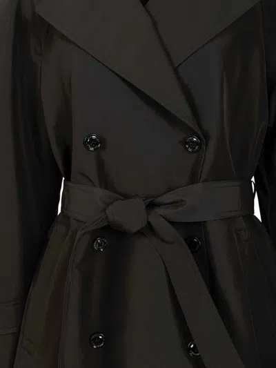 Moncler Genius X Ee72 By Edward Enninful Zake Long Trench Coat In Black