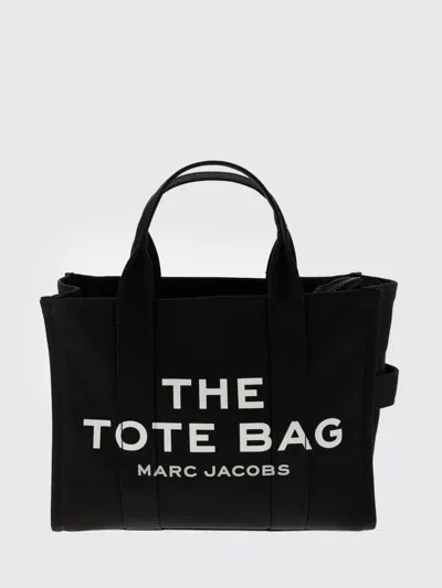 Marc Jacobs Tote Bag With Top Handles And Detachable Strap In Black