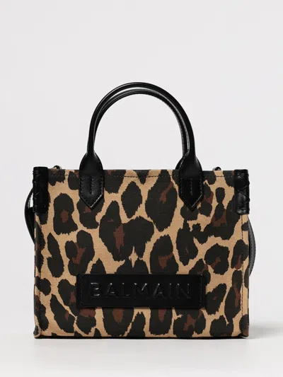 Balmain Handbag  Woman Color Beige In Multi