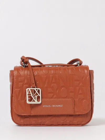 Armani Exchange Crossbody Bag  Woman Color Leather In Brown