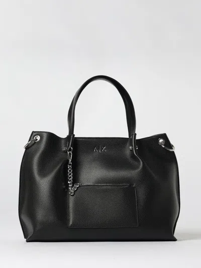 Armani Exchange Tote Bag  Woman Color Black In Black