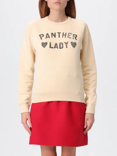 Valentino Panther Lady Sweatshirt In Neutral