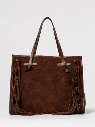 Gianni Chiarini Tote Bag  Woman Color Leather In Brown