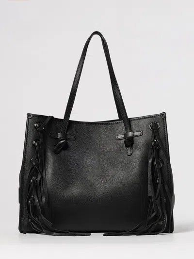 Gianni Chiarini Marcella Leather Tote In Black
