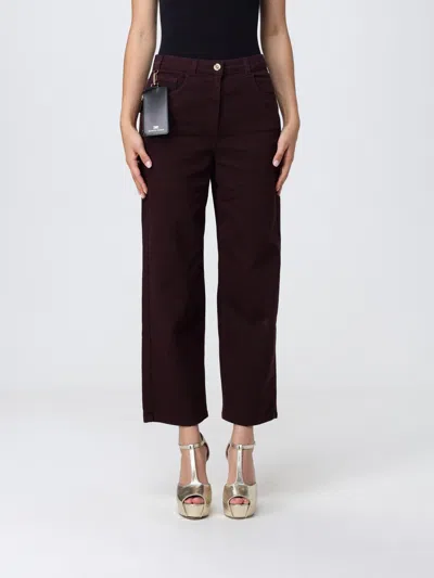 Elisabetta Franchi T-shirt Woman  Ma02856e2 270 In Brown