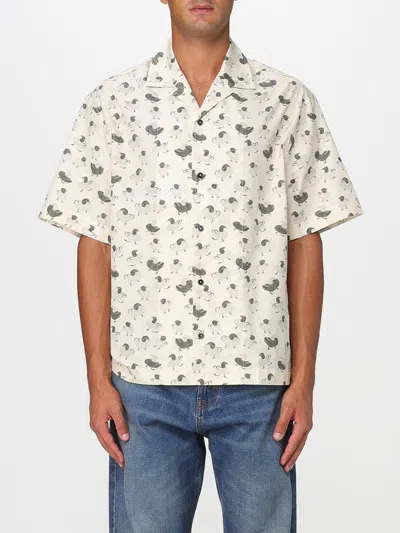 Jacquemus Relaxed Fit Floral Print Shirt In Neutral