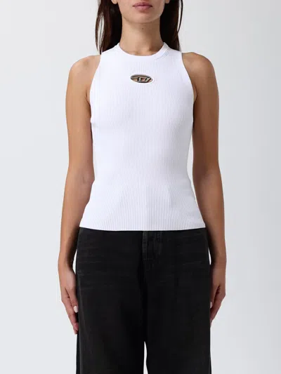 Diesel 'm-caddix-top' Tank Top In White