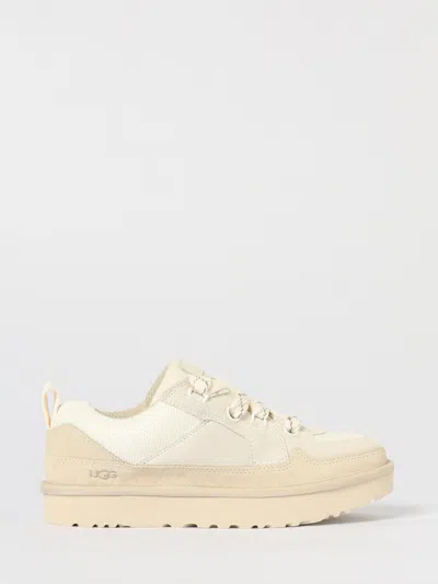 Ugg Lo Lowmel Mesh And Suede Sneakers In White