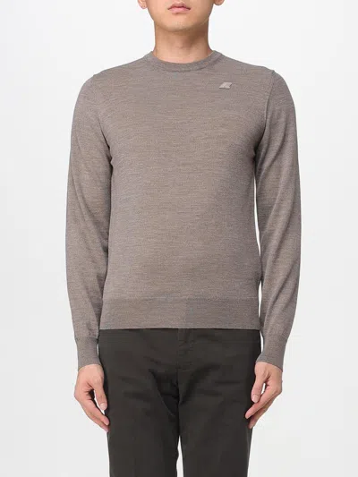 K-way Sweater  Men Color Beige In Brown