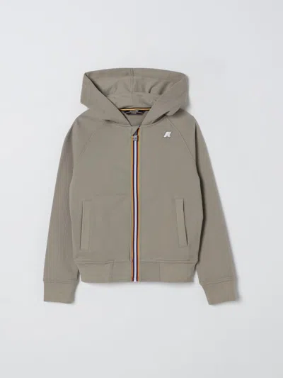 K-way Sweater  Kids Color Green In Gray