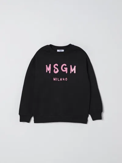 毛衣 MSGM KIDS 儿童 颜色 黑色