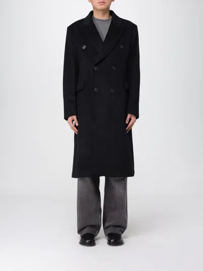 Our Legacy Double-breasted Coat "whale" In Black