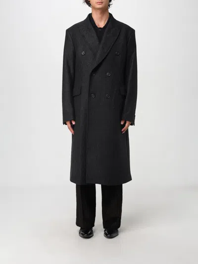 Our Legacy Double-breasted Coat "whale" In Black