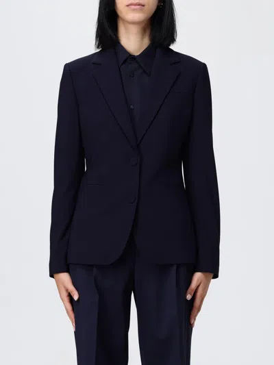 Dondup Button Blazer In Blue
