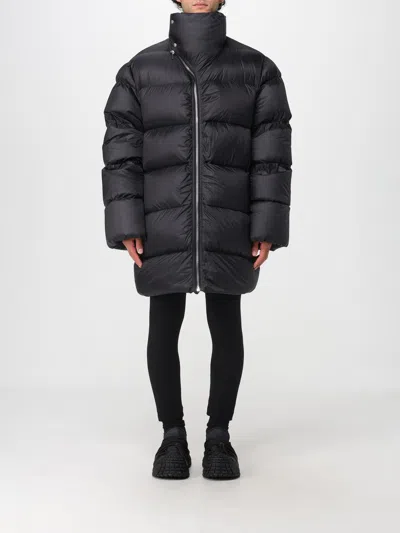 Rick Owens Black Turtle Coat Down Jacket In Black