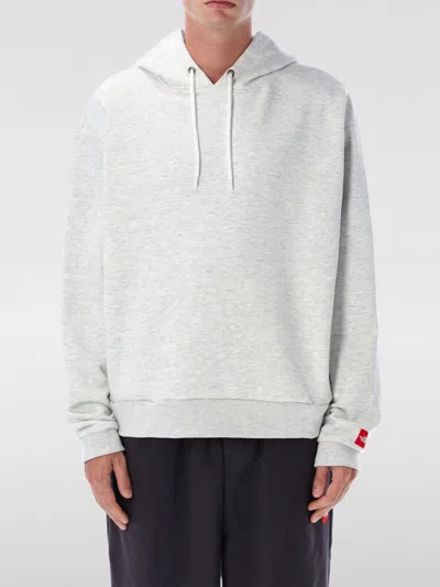 The North Face Hooded Sweatshirt With Drawstring And Ribbed Finish In Gray