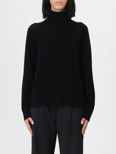 Max Mara Sweater In Wool And Cashmere Blend In Black