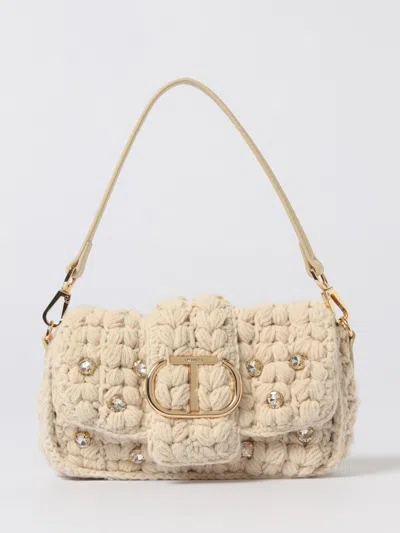 Twinset Shoulder Bag  Woman Color Natural In Brown