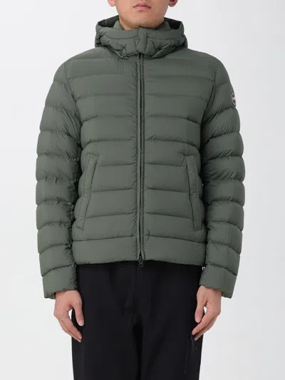 Colmar Long-sleeved Hooded Down Jacket In Green