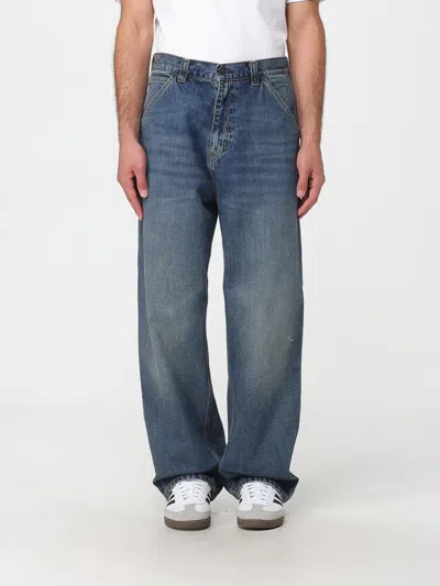 Carhartt Jeans  Wip Men Color Navy In Multi