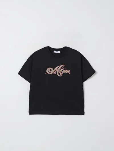 Msgm Beaded-embellished T-shirt In Animal Print