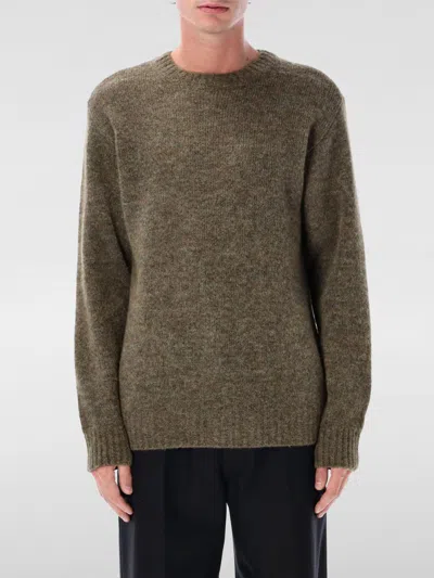 Apc A.p.c. A.p.c. Lucas Alpaca Blend Crew Neck Sweater In Brown