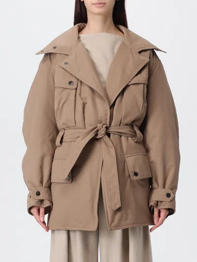 The Andamane Military Inspired Oversized Jacket In Gray