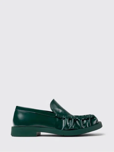 Camperlab Mil 1978 Leather Loafers In Green
