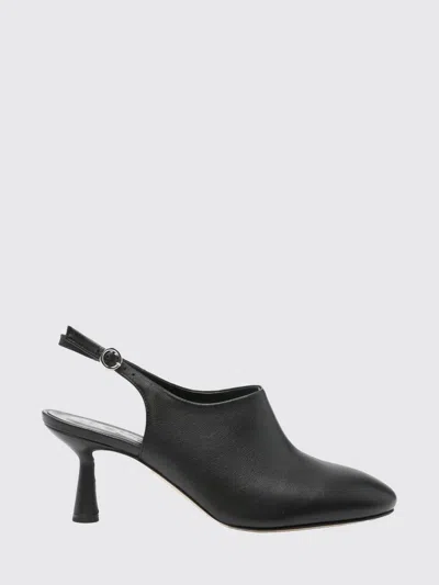 Aeyde Malin Heel Round Toe Pumps In Black