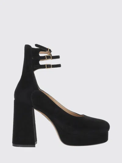 Chloé Loti Suede Platform Block-heel Pumps In Animal Print
