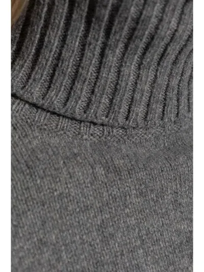 Ami Alexandre Mattiussi Ami Paris Slim Tonal Adc Sweater Clothing In Gray
