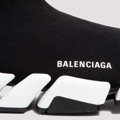 Balenciaga Technical 3d Recycled Knit Speed 2.0 Sneakers In Black