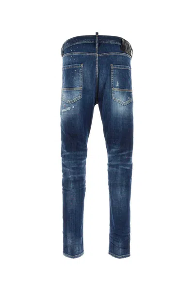 Dsquared2 Dsquared Stretch Denim Cool Guy Jeans In Blue