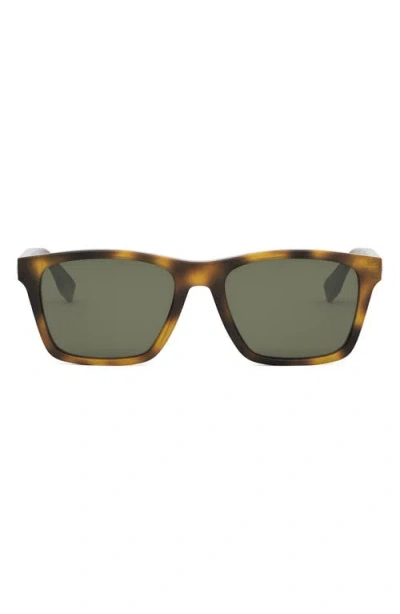 Fendi Essential 54mm Geometric Sunglasses In Brown