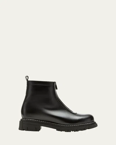 La Canadienne Deon Genuine Shearling Waterproof Bootie In Black