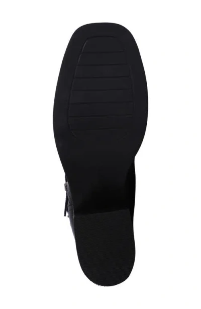 Kenneth Cole Janice Block Heel Engineer Boot In Black