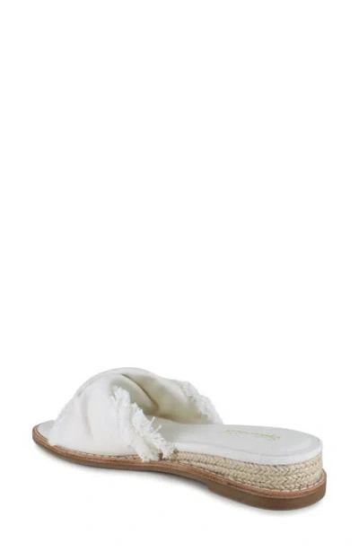 Splendid Brooklyn Slide Sandal In White