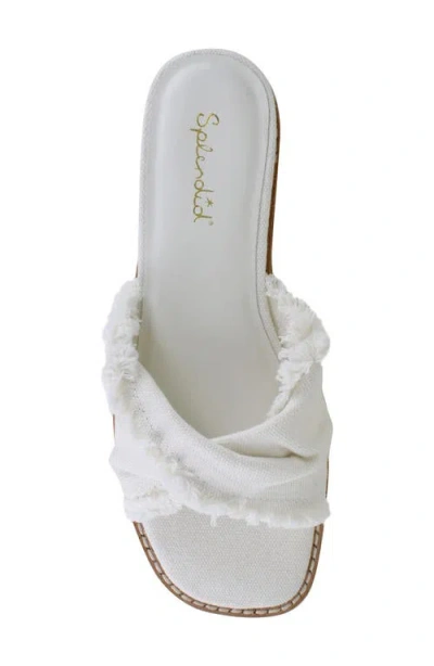 Splendid Brooklyn Slide Sandal In White