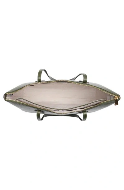 Kate Spade New York Large Bleecker Leather Tote In Green