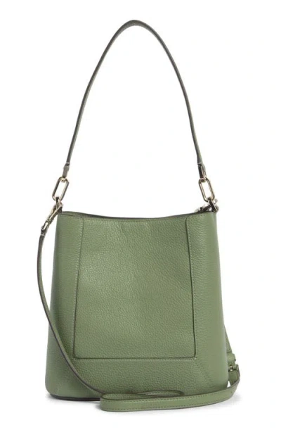 Kate Spade New York Lena Pebbled Leather Bucket Bag In Green