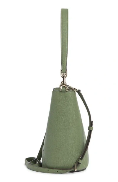Kate Spade New York Lena Pebbled Leather Bucket Bag In Green