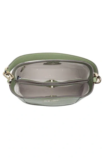 Kate Spade New York Lena Pebbled Leather Bucket Bag In Green