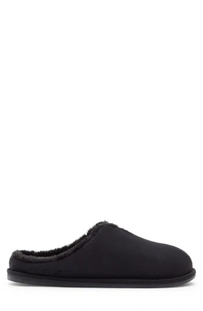 Nordstrom Rack Hudson Faux Shearling Scuff Slipper In Multi