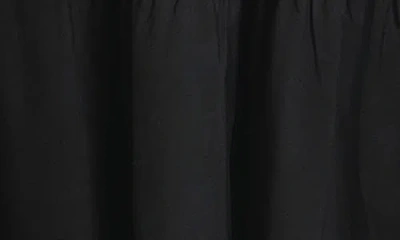 City Chic Jayde Off The Shoulder Ruffle Cotton Dress In Black