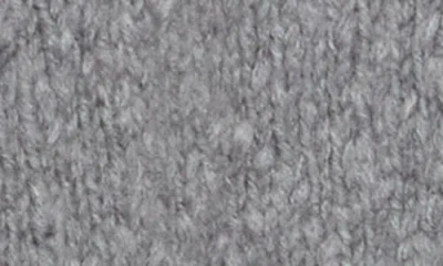 Frame Button Front Wool Blend Crop Cardigan In Gray