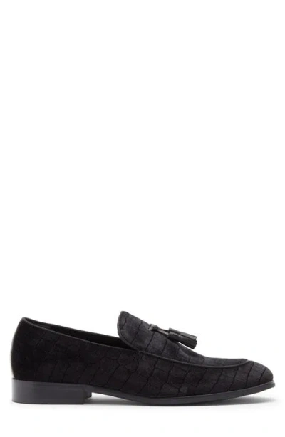 Steve Madden Lanette Genuine Calf Hair Loafer In Black