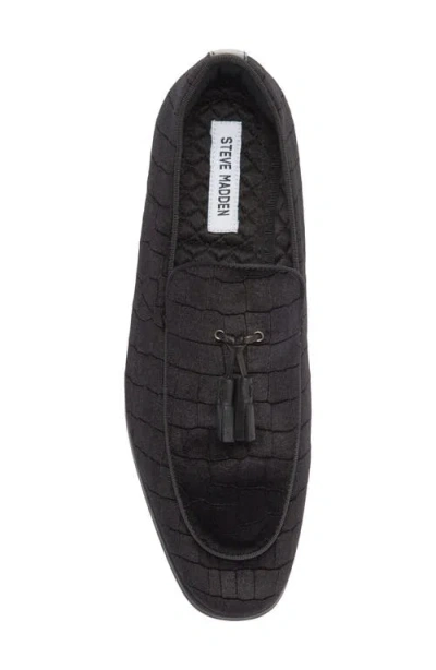 Steve Madden Lanette Genuine Calf Hair Loafer In Black
