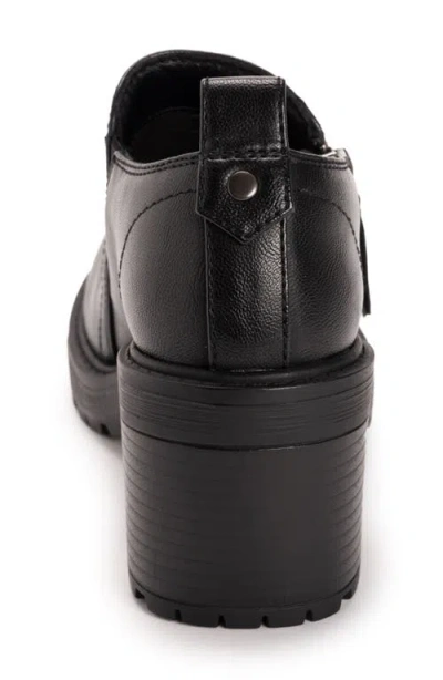 Muk Luks Lainey Side Zip Bootie In Black